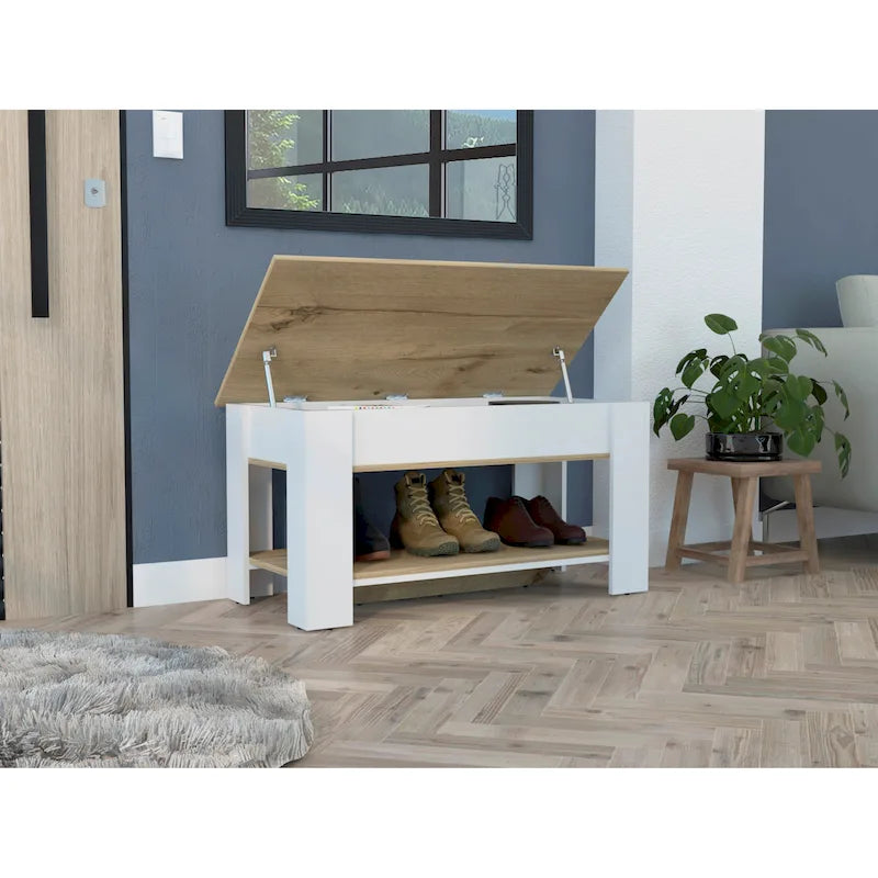 Tavolo contenitore, ripiano estensibile del tavolo, ripiano inferiore