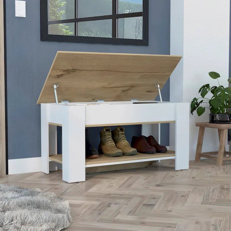 Tavolo contenitore, ripiano estensibile del tavolo, ripiano inferiore