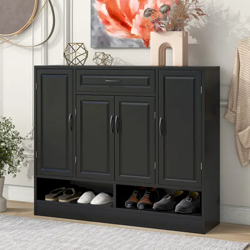 Scarpiera Elegante e Moderna con Ripiani Regolabili, Organizzatore Minimalista per Scarpe con Robusta Superficie Superiore