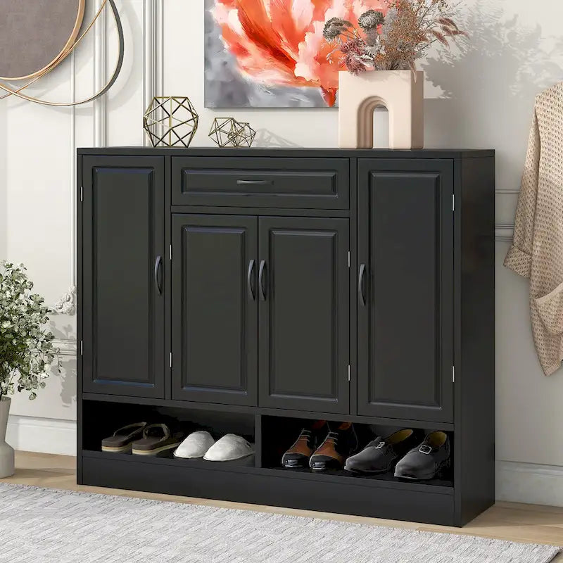 Scarpiera Elegante e Moderna con Ripiani Regolabili, Organizzatore Minimalista per Scarpe con Robusta Superficie Superiore
