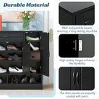 Scarpiera Elegante e Moderna con Ripiani Regolabili, Organizzatore Minimalista per Scarpe con Robusta Superficie Superiore