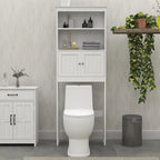Armadietto da bagno salvaspazio sopra WC con 2 ante - 9.06 x 24.80 x 69.69