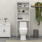 Armadietto da bagno salvaspazio sopra WC con 2 ante - 9.06 x 24.80 x 69.69