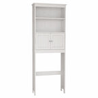 Armadietto da bagno salvaspazio sopra WC con 2 ante - 9.06 x 24.80 x 69.69