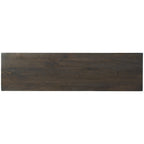 Mobiletto decorativo marrone/oro - 58W x 16D x 37H