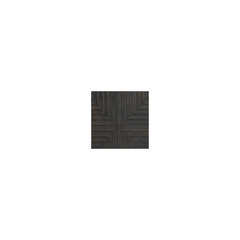 Mobiletto decorativo marrone/oro - 58W x 16D x 37H