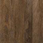 Madia a 4 Ante in Legno Massello Marrone con Dettagli in Metallo Nero - 80,0L x 19,0W x 33,0H