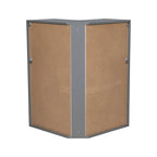 24 x 42 Pensile Facile da raggiungere-Doppia anta-Grigio - 24 x 42 x 12