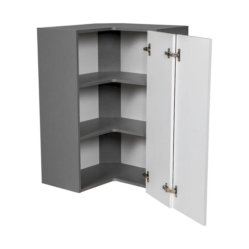 24 x 42 Pensile Facile da raggiungere-Doppia anta-Grigio - 24 x 42 x 12