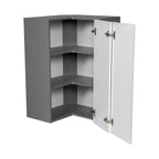 24 x 42 Pensile Facile da raggiungere-Doppia anta-Grigio - 24 x 42 x 12