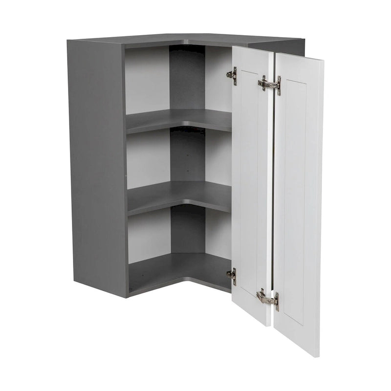 24 x 42 Pensile Facile da raggiungere-Doppia anta-Grigio - 24 x 42 x 12