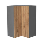 24 x 42 Pensile Facile da raggiungere-Doppia anta-Grigio - 24 x 42 x 12