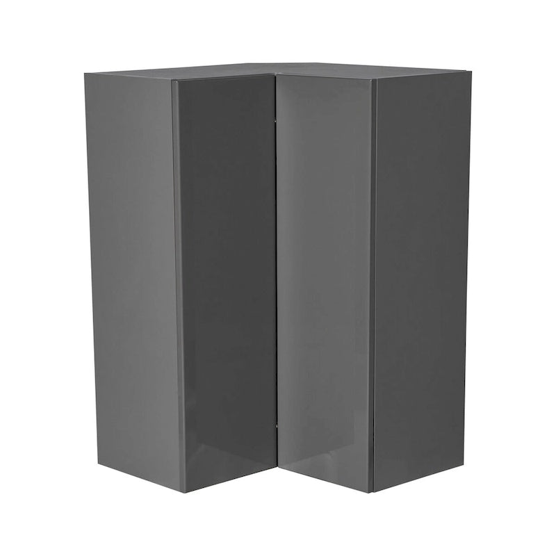 24 x 42 Pensile Facile da raggiungere-Doppia anta-Grigio - 24 x 42 x 12