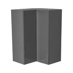 24 x 42 Pensile Facile da raggiungere-Doppia anta-Grigio - 24 x 42 x 12