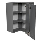 24 x 42 Pensile Facile da raggiungere-Doppia anta-Grigio - 24 x 42 x 12