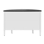 Mobile Contenitore in impiallacciatura di Legno Massello di Fraxinus Mandschurica, Ripiani Regolabili, Adatto per Corridoi, Ingressi e Studio.