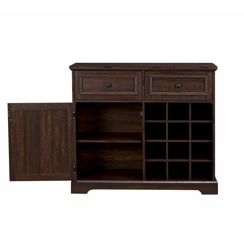 Credenza a buffet con mobile contenitore con 2 cassetti