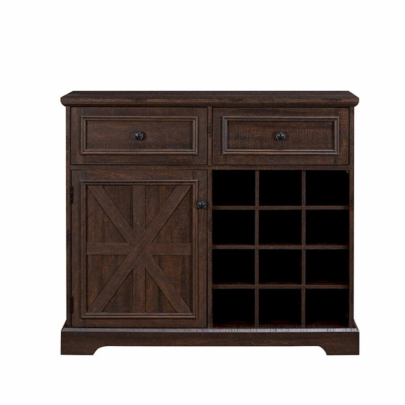 Credenza a buffet con mobile contenitore con 2 cassetti