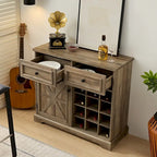 Credenza a buffet con mobile contenitore con 2 cassetti