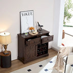 Credenza a buffet con mobile contenitore con 2 cassetti