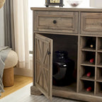 Credenza a buffet con mobile contenitore con 2 cassetti