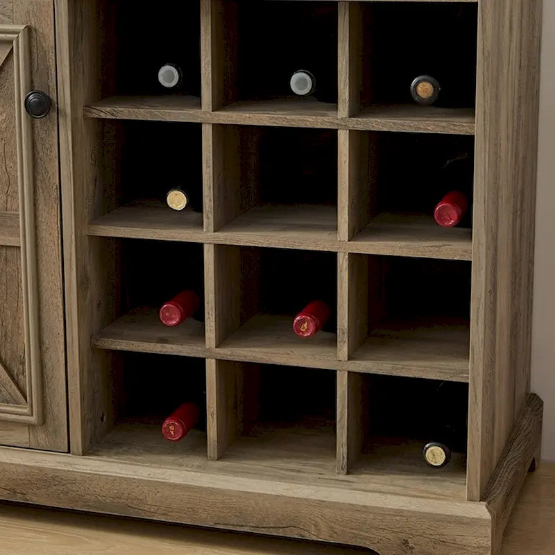 Credenza a buffet con mobile contenitore con 2 cassetti