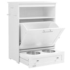Mobile Contenitore Dispenser Cibo per Animali Domestici, Contenitore per Cibo per Cani con Ciotole Rialzate e Gancio per Articoli per la Pappa e l'Acqua