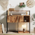 Mobile buffet e credenza bar con vano contenitore, credenza da bar con mobiletto contenitore per sala da pranzo, cucina e soggiorno