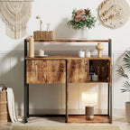 Mobile buffet e credenza bar con vano contenitore, credenza da bar con mobiletto contenitore per sala da pranzo, cucina e soggiorno
