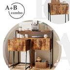 Mobile buffet e credenza bar con vano contenitore, credenza da bar con mobiletto contenitore per sala da pranzo, cucina e soggiorno