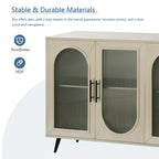 Madia Credenza & Scaffali Regolabili per Soggiorno Camera da Letto