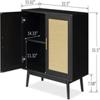 Credenza a buffet - 15.75P x 31.5L x 31.5A