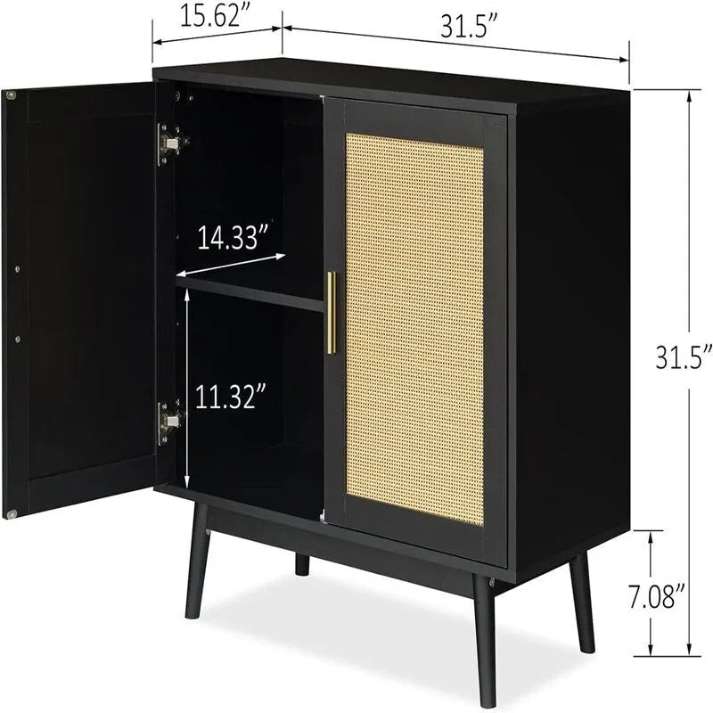 Credenza a buffet - 15.75P x 31.5L x 31.5A