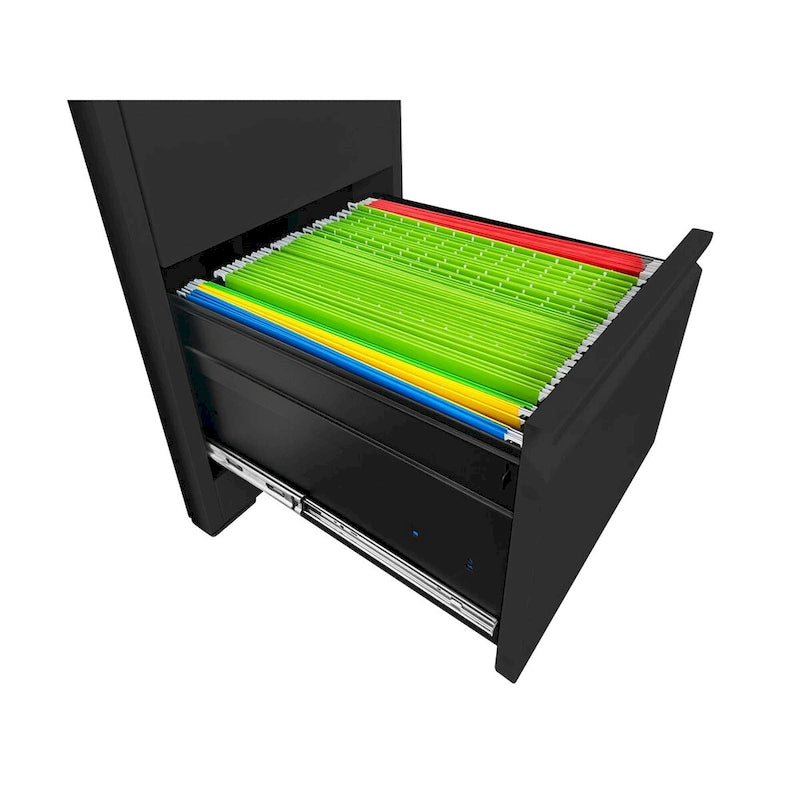 Classificatore verticale in metallo a 3 cassetti con serratura, mobiletto verticale in acciaio per ufficio/casa per documenti formato A4/legale/lettera3