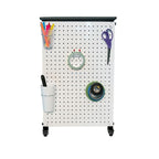 Mobiletto contenitore modulare per aula - 4 moduli impilati con 24 piccoli cassetti - N/D