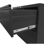 Classificatore metallico a 4 cassetti con serratura, dimensioni Legal/Letter/A4/F4