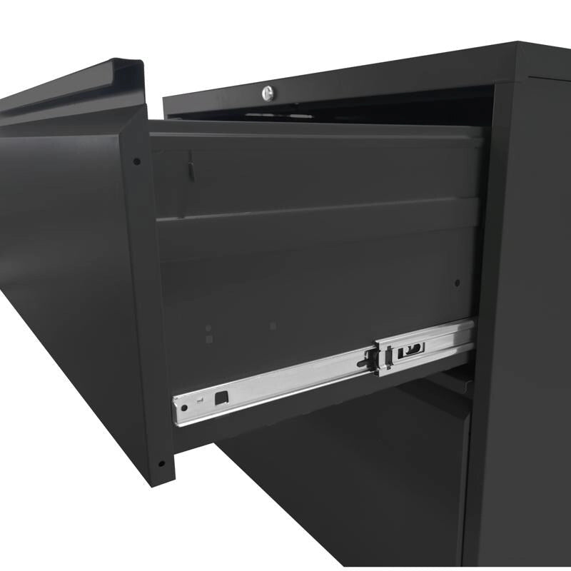 Classificatore metallico a 4 cassetti con serratura, dimensioni Legal/Letter/A4/F4