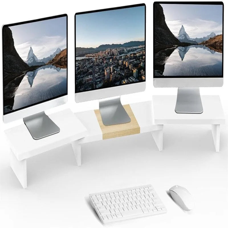 Supporto per monitor a triplo braccio doppio