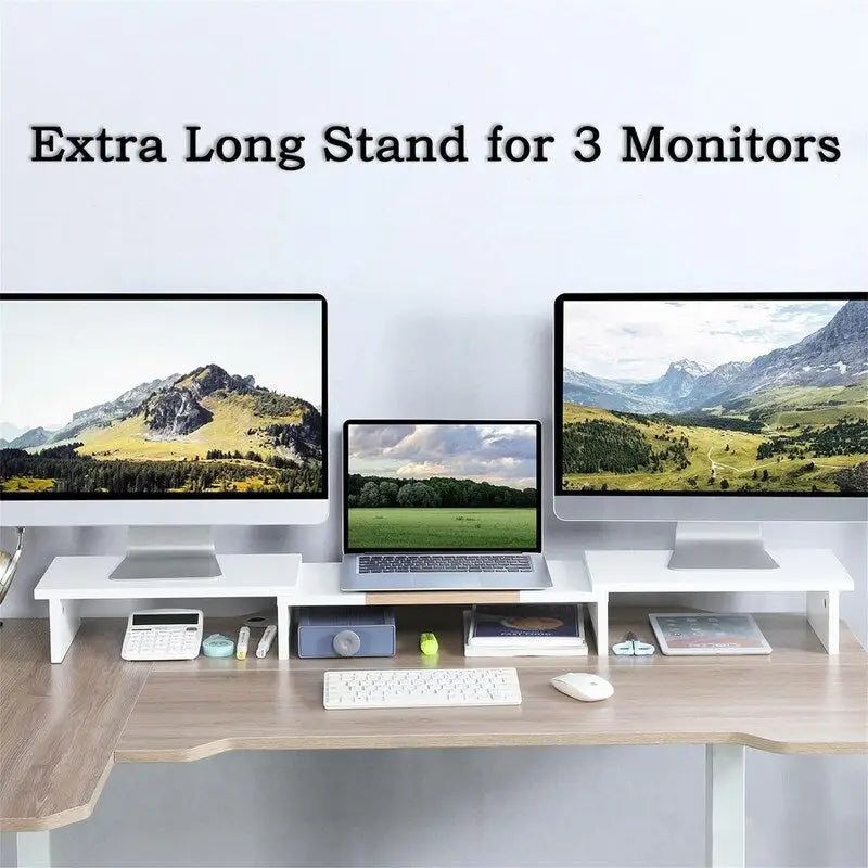 Supporto per monitor a triplo braccio doppio