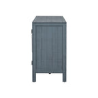 Credenza mobile contenitore in MDF+impiallacciatura di pino, con ripiani regolabili, adatta per soggiorni, ingressi e studi