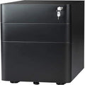 Cassettiera portadocumenti sottile a 3 cassetti - 17,7P x 11,8L x 23A