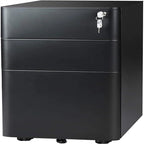 3-Drawer Slim File Cabine - 17.7D x 11.8W x 23H