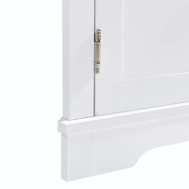 Mobiletto da Bagno Alto con Ripiano Regolabile