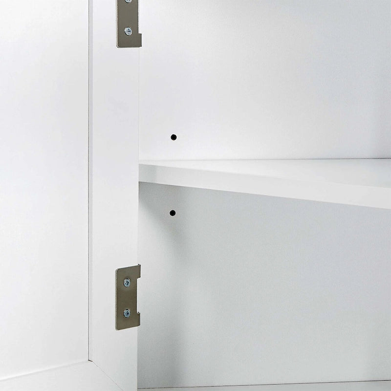 Mobiletto da Bagno Alto con Ripiano Regolabile