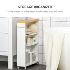Mobiletto da bagno con rotelle - organizer contenitore