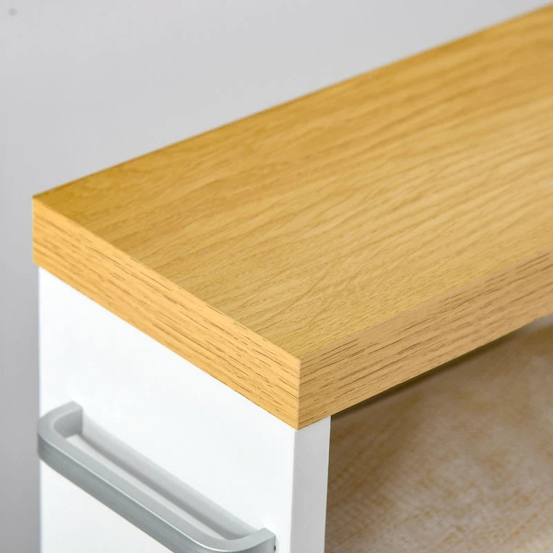 Mobiletto da bagno con rotelle - organizer contenitore