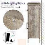 Mobiletto da Bagno con Cassetto e Ripiano Regolabile